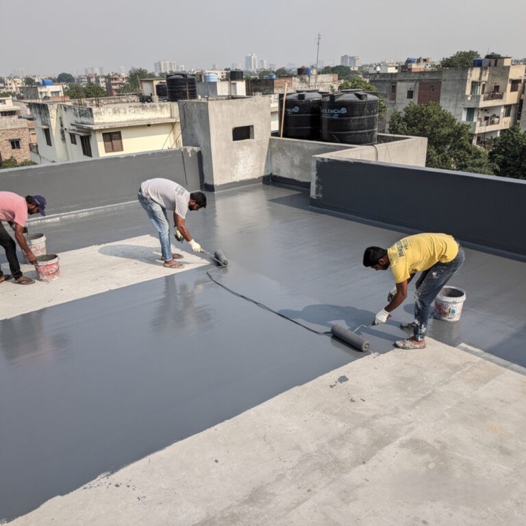 terrace waterproofing ultra realistic 4k architectural